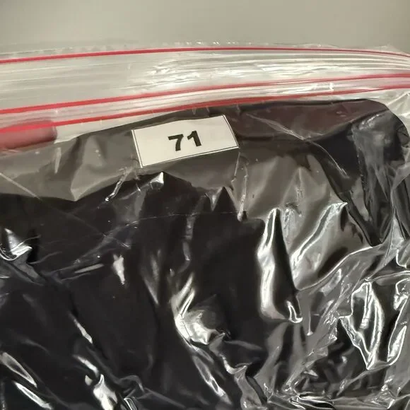 WYATT WYLDE Maxi Dress Large L Black Womens Helena Tie Neck Pockets Cotton New - Picture 13 of 13